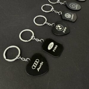 Брелок для авто ключів mettal black (BMW, Audi, Volkswagen, Mercedes-Benz, Porsche, Toyota, Lexus)