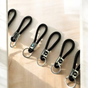 Брелок кожаний для авто ключів з кільцем (BMW, Audi, Volkswagen, Mercedes-Benz, Porsche, Toyota, Lexus)