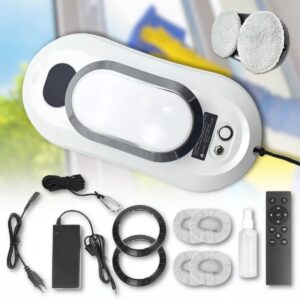 Робот для миття вікон з вакуумним кріпленням, пультом та страхувальним тросом RMO-9001