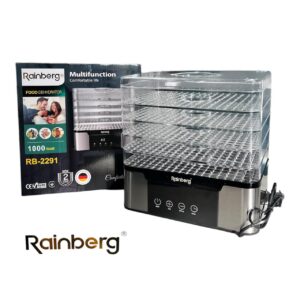 Електрична сушарка для овочів та фруктів Rainberg RB-2291 (1000W) Food Dehydrator Multifunction