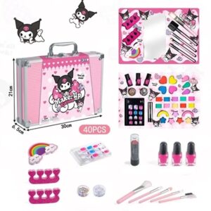 Набір дитячої косметики Kuromi у кейсі (40 предметів) / Косметика для дітей / Косметика дитяча