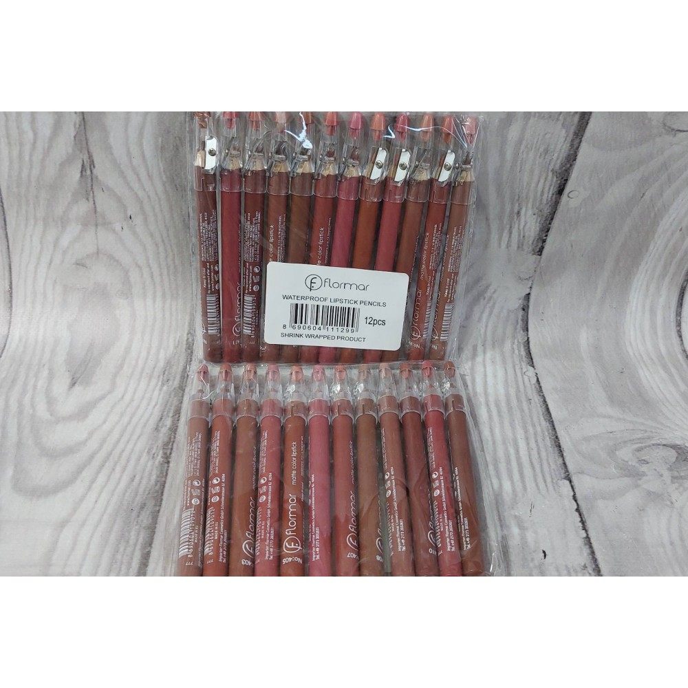 Набір матових олівців для помада-олівець Flormar Matte Color Lipstick - Зображення 3