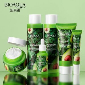 Набір косметики для обличчя з авокадо і ментолом BIOAQUA Avocado Elasticity Moisturizing Six-Piece