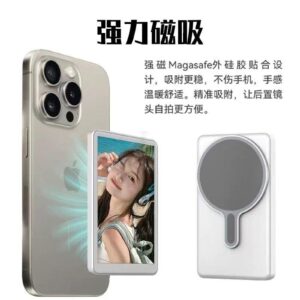 Магнітний екран/монитор для смартфонів з динаміками на задню панель телефону для селфі та блогу Fotorgear X40