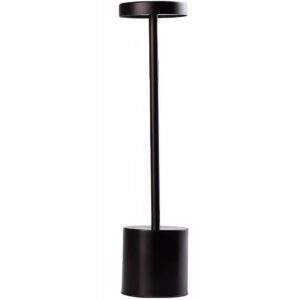 Світлодіодна настільна лампа із сенсорним керуванням на акумуляторі Tablelamp Black 3 режиму підсвічування