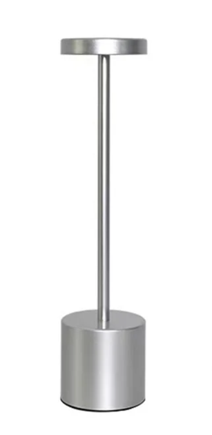 Світлодіодна настільна лампа із сенсорним керуванням на акумуляторі Tablelamp Silver