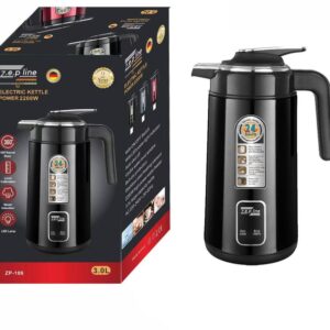Електричний чайник термос 3L 2200Вт Zepline ZP123 з показниками температури Чорний