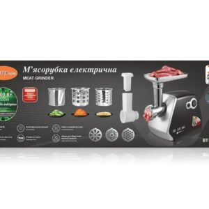 М'ясорубка електрична 3500Вт ковбаса кеббе насадки BITEK BT-3400