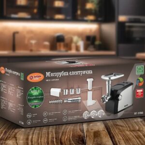 М'ясорубка електрична 4200Вт ковбаса кеббе насадки соковитискач BITEK BT-3700