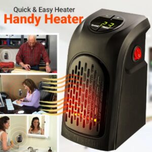 Компактний кімнатний нагрівач Handy Heater, електричний тепловентилятор 400 Вт.