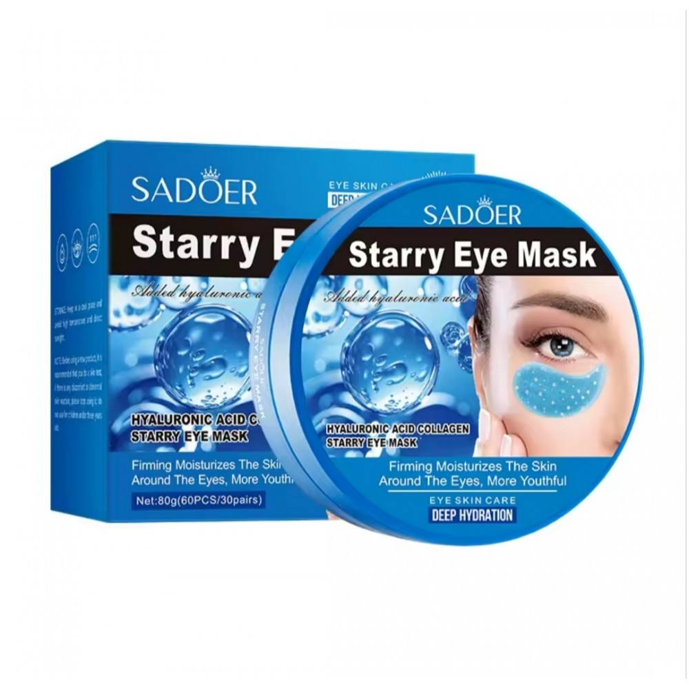 Патчі для повік зволожуючі SADOER Hyaluronic Acid Hydration
