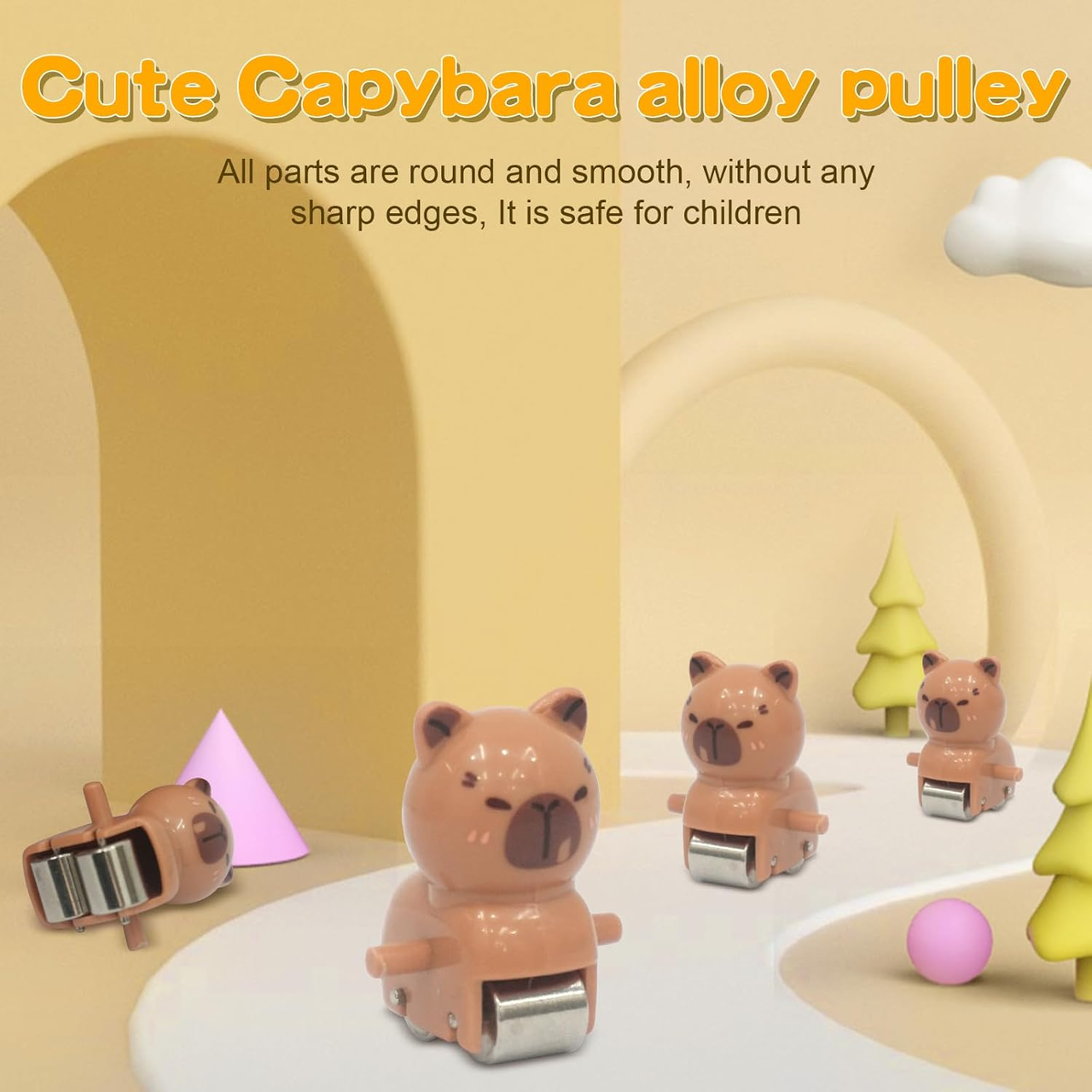 Інтерактивна дитяча іграшка трек із капібарами із музикою Samll Capybara - Image 5