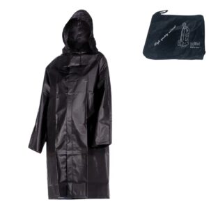 Водонепроникний плащ, дощовик на кнопках (Чорний, хакі)
