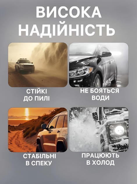 Парктронік на 8 датчиків, паркувальна система Premium Parking Assistant Sensor з LED дисплеєм - Image 3