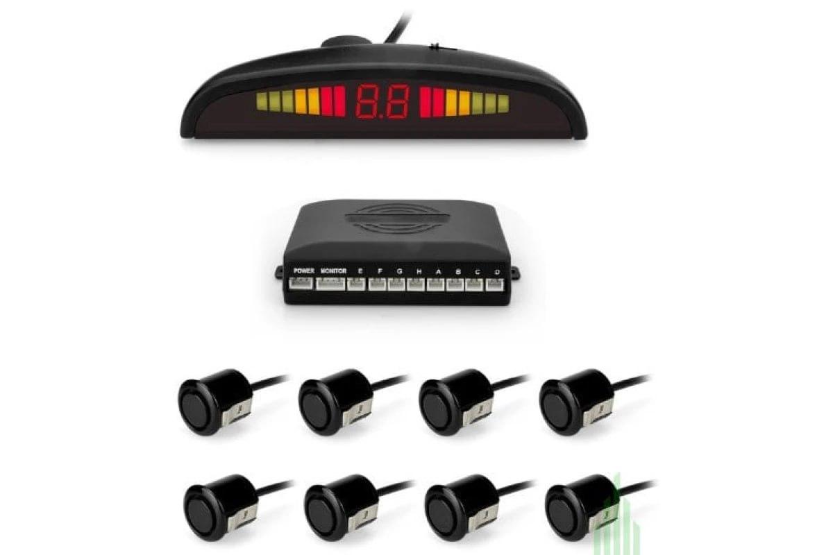 Парктронік на 8 датчиків, паркувальна система Premium Parking Assistant Sensor з LED дисплеєм - Image 7