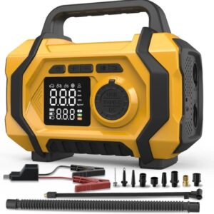 Портативний компрессор (ATJ-201) Жовтий