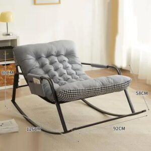 Крісло-качалка/ліжко регульоване KRK-89 / Сіре 80х92х58