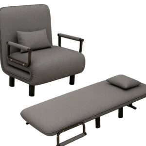 Крісло-ліжко розкладне (KR-80) (Сіре) (крісло-80/80/68; кровать-190/80)