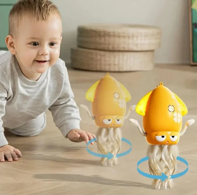 Танцюючий Кальмар Tummy Time восьминіг інтерактивна іграшка для дітей - Зображення 6