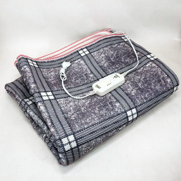 Електричне простирадло. Простирадло з підігрівом Electric Blanket 150х180см сірий
