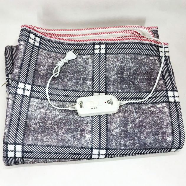 Електричне простирадло. Простирадло з підігрівом Electric Blanket 150х180см сірий - Image 4