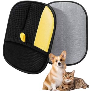 Щітка-рукавиця для розчісування тварин для вичісування шерсті собак та котів, масажна (DRH4)