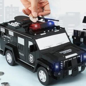 Скарбничка-сейф у вигляді поліцейської машини NBZ Cash Truck Black (509)