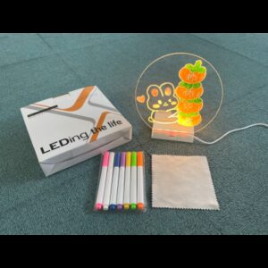 Нічник-дошка акрилова з підсвічуванням та маркерами WordPad 5502