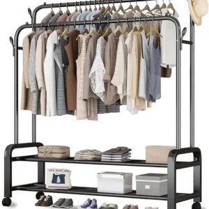 Стійка-вішалка для одягу та взуття Multipurpose Hanger 60 кг BLACK