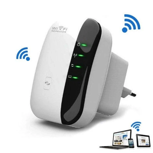 Бездротовий підсилювач ретранслятор Wi-Fi сигналу репітер розширювач діапазону Wireless мережі 300 Мбіт/с