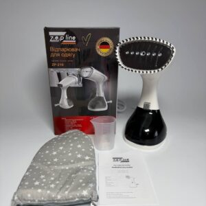 Вертикальний ручний відпарювач для одягу Zepline ZP-210 (Білий) з сенсорним управлінням у комплекті з рукавичкою