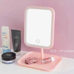 Настільне косметичне зеркало для макіяжу з LED підсвічуванням Makeup Mirror LY-696 на акумуляторі 1200mAh