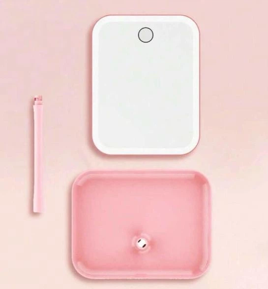 Настільне косметичне зеркало для макіяжу з LED підсвічуванням Makeup Mirror LY-696 на акумуляторі 1200mAh - Image 3