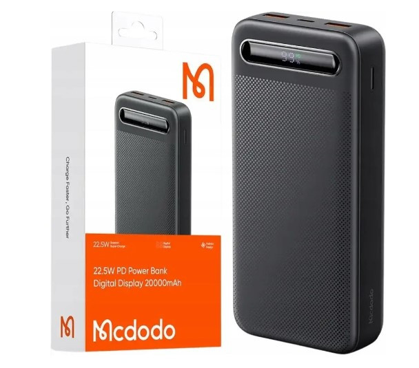 Портативний зарядний пристрій Power Bank MCDODO MC-443 PD 20000mAh