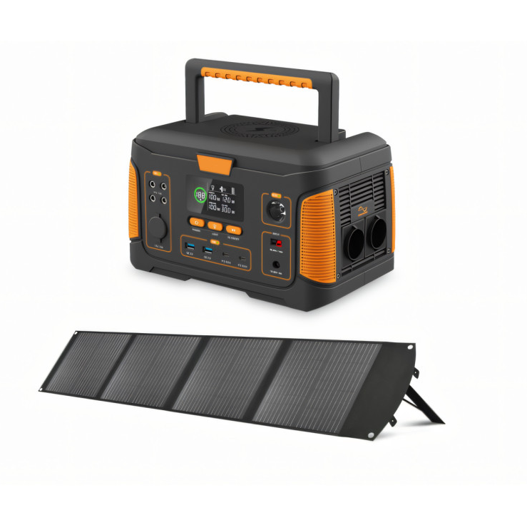 Портативна електростанція WX1438, 650W, (171 000 мАг), роз'єми: USB, Type-C, DC, 2 розетки, ліхтар - Image 2