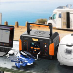 Портативна електростанція WX1438, 650W, (171 000 мАг), роз'єми: USB, Type-C, DC, 2 розетки, ліхтар