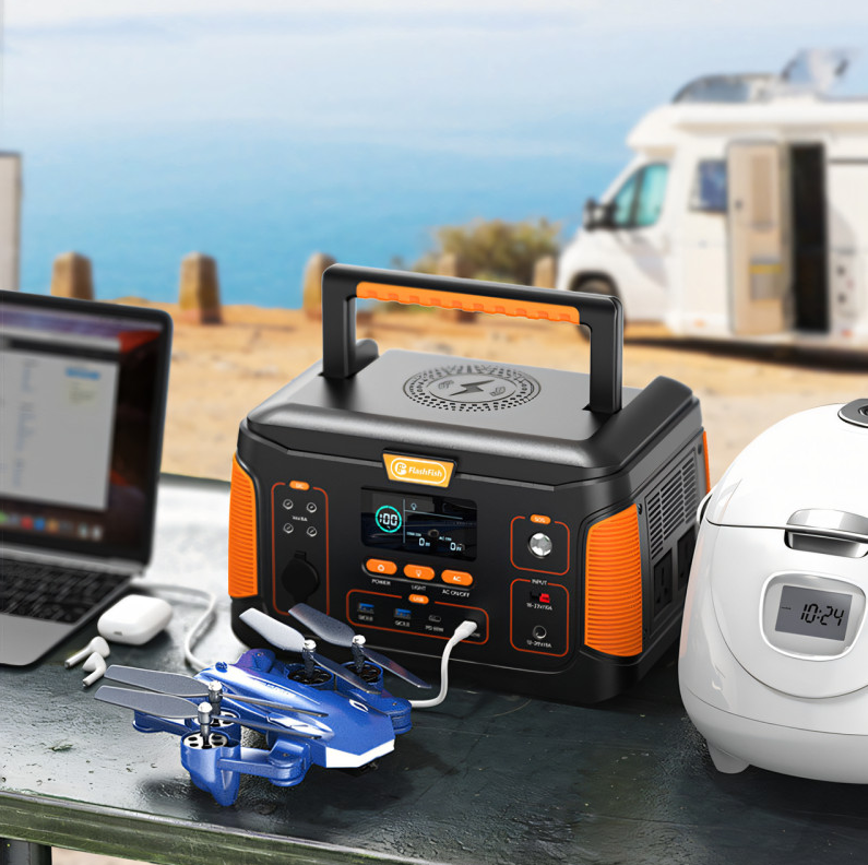 Портативна електростанція WX1438, 650W, (171 000 мАг), роз'єми: USB, Type-C, DC, 2 розетки, ліхтар