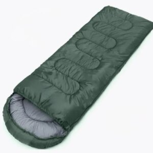 Спальний мішок Зелений 220x70см 1.3 kg Sleeping Bag, спальник-одеяло з капюшоном
