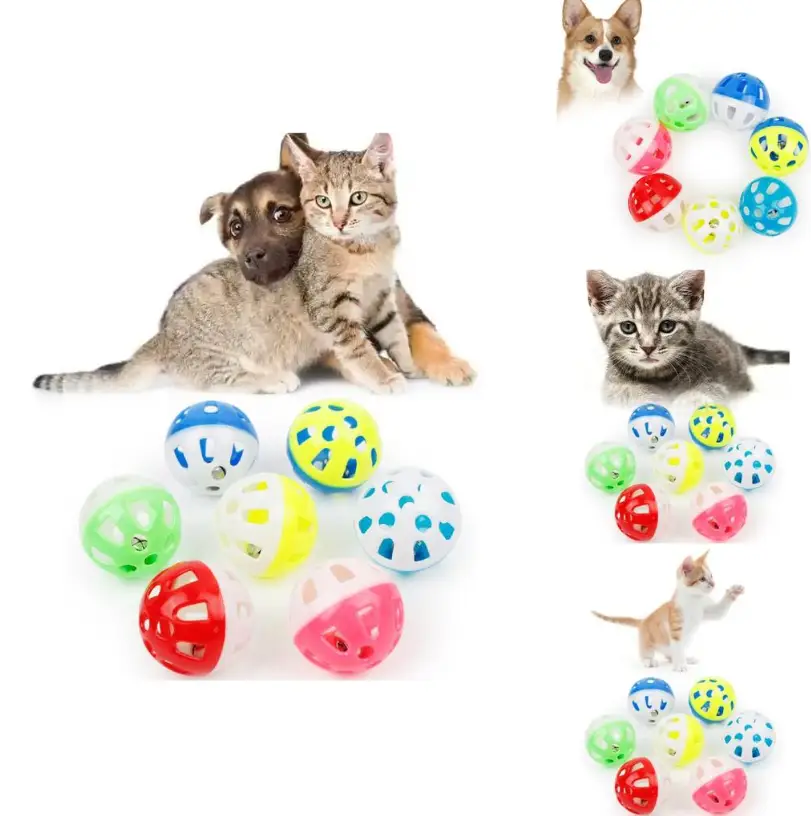 Пластикові кульки-брязкальця для кішок pet toy AND 5646 - Image 3
