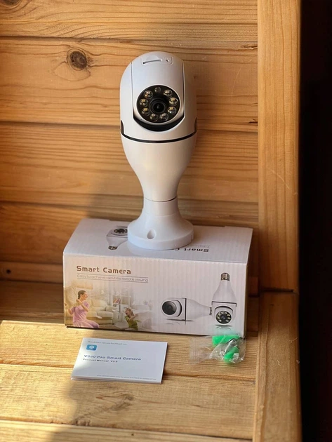 Бездротова IP-камера в плафоні E-smarter E27 Full-HD 2MP з Wi-Fi Q16Sv380pro - Image 2
