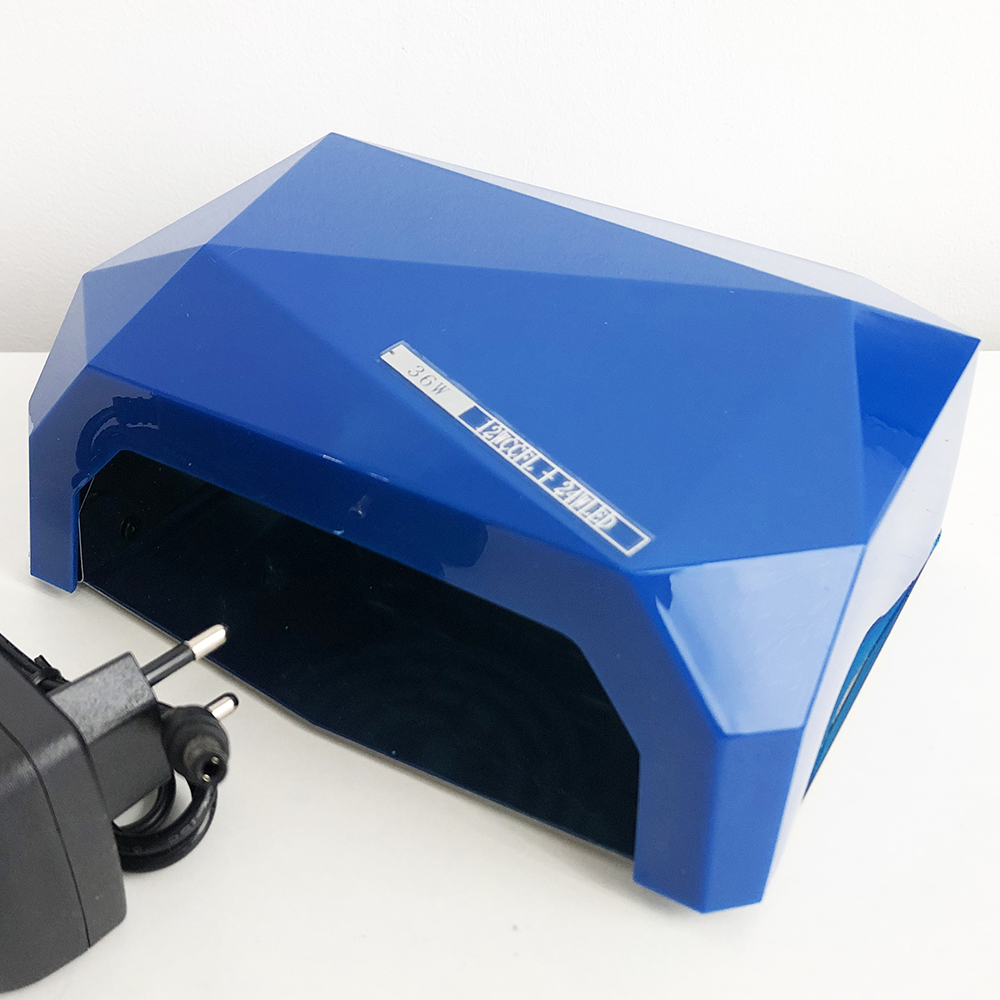 Сушарка для нігтів UV LAMP CCF+LED, Лампа для нарощування нігтів, для манікюру сенсорна. Колір: синій - Зображення 5