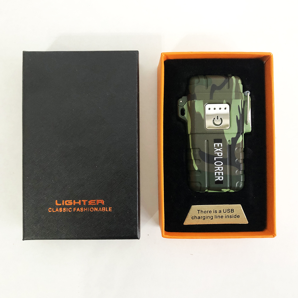 Запальничка імпульсна JL317 Explorer, Вітрозахисна запальничка, Запальничка юсб з гравіюванням - Зображення 20